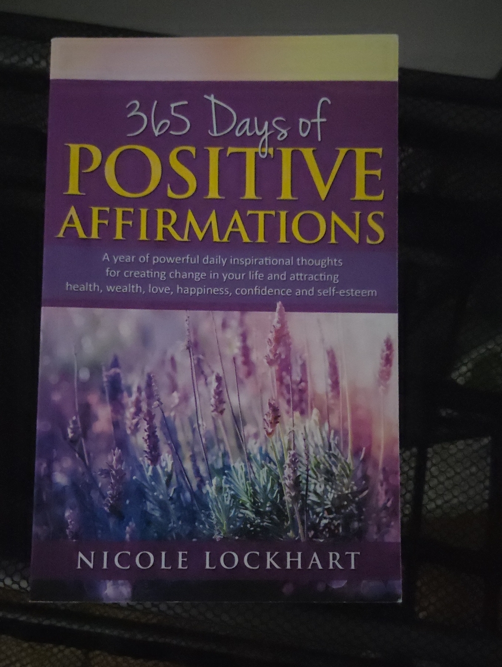 365 Days of Positive Affirmations — Purple Cover Nicole Lockhart
